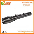 Wholesale Multi-functional 5 Modes Tactical Aluminum Dimming 10W cree xml2 t6 led Most Powerful Rechargeable Flashlight